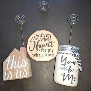 NEW! Set of 3 Photo Holders